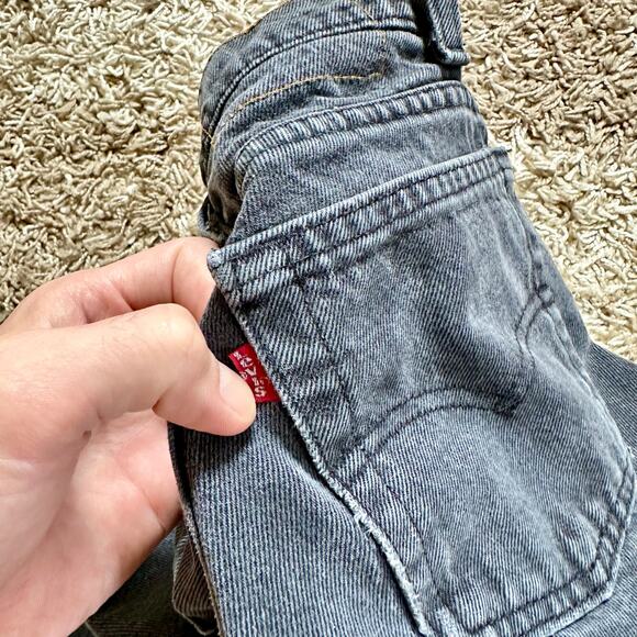 90s Vintage Levi’s Gray Jeans Made in USA Women’s Size 28x32 - Picture 4 of 14